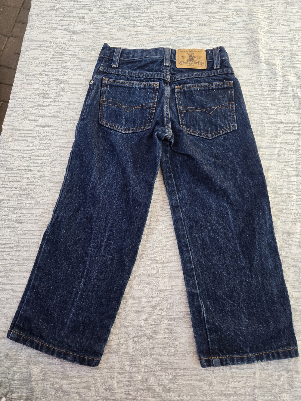 Kids Dark Blue Denim Jeans - Classic Straight Fit